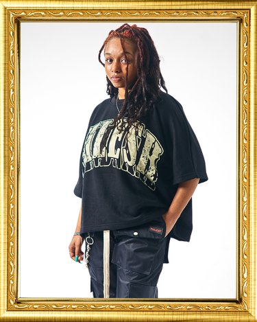 big logo tee, streetwear, phlesh fashion house, phlesh clothing, Baltimore street wear, luxury streetwear, baltimore clothing brand, dmv fashion brand
