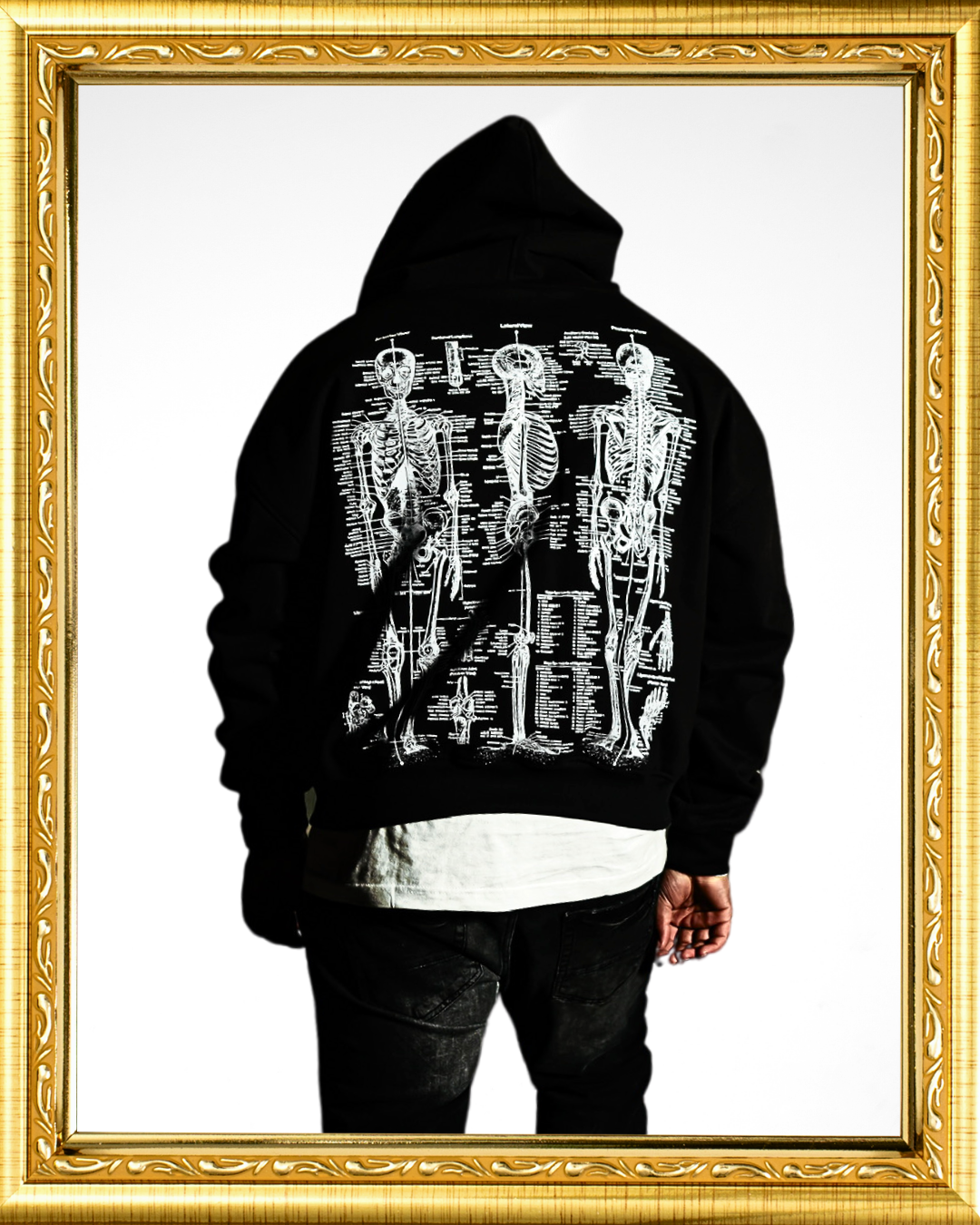Anatomy Zip Hoodie (black) – Phlesh Fashion House