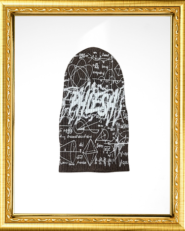 phlesh mocha brown math beanie