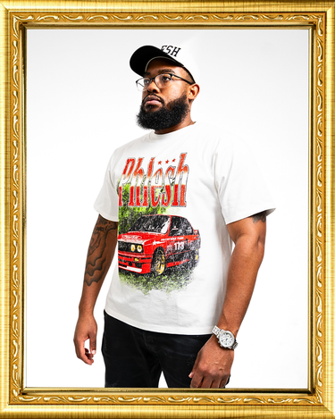 phlesh race team white tee