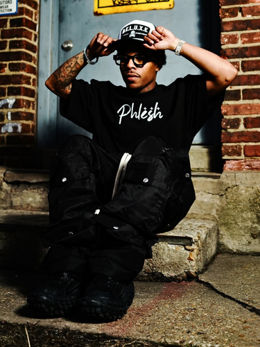 Blue Benjamin Sleepy, Phlesh Fashion House, baltimore street wear, dmv clothing brand, luxury streetwear