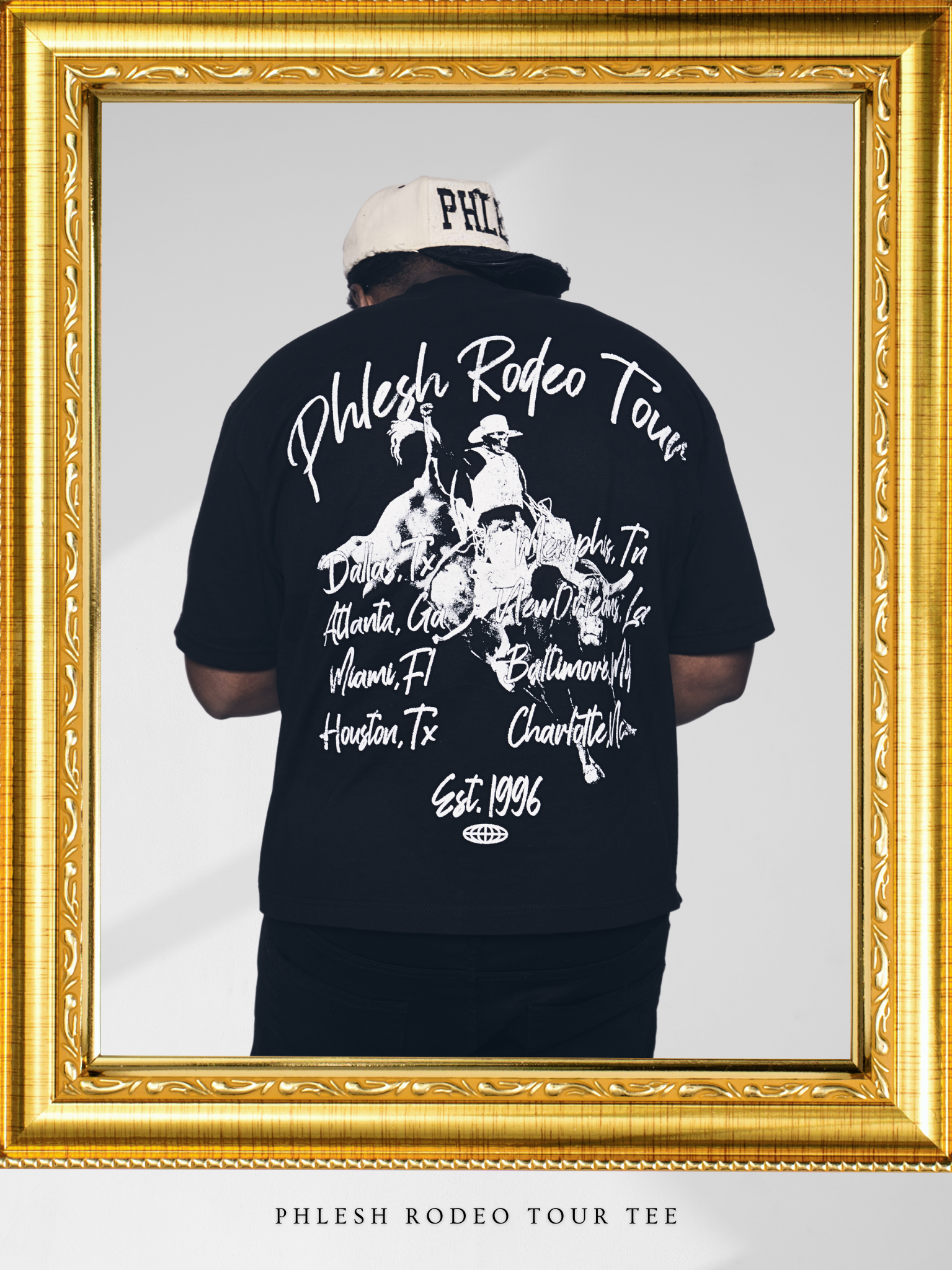 Phlesh Fashion House, Phlesh Streetwear, Rodeo Tour Tee, T-shirt