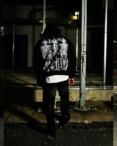 Anatomy Zip Hoodie (black) – Phlesh Fashion House