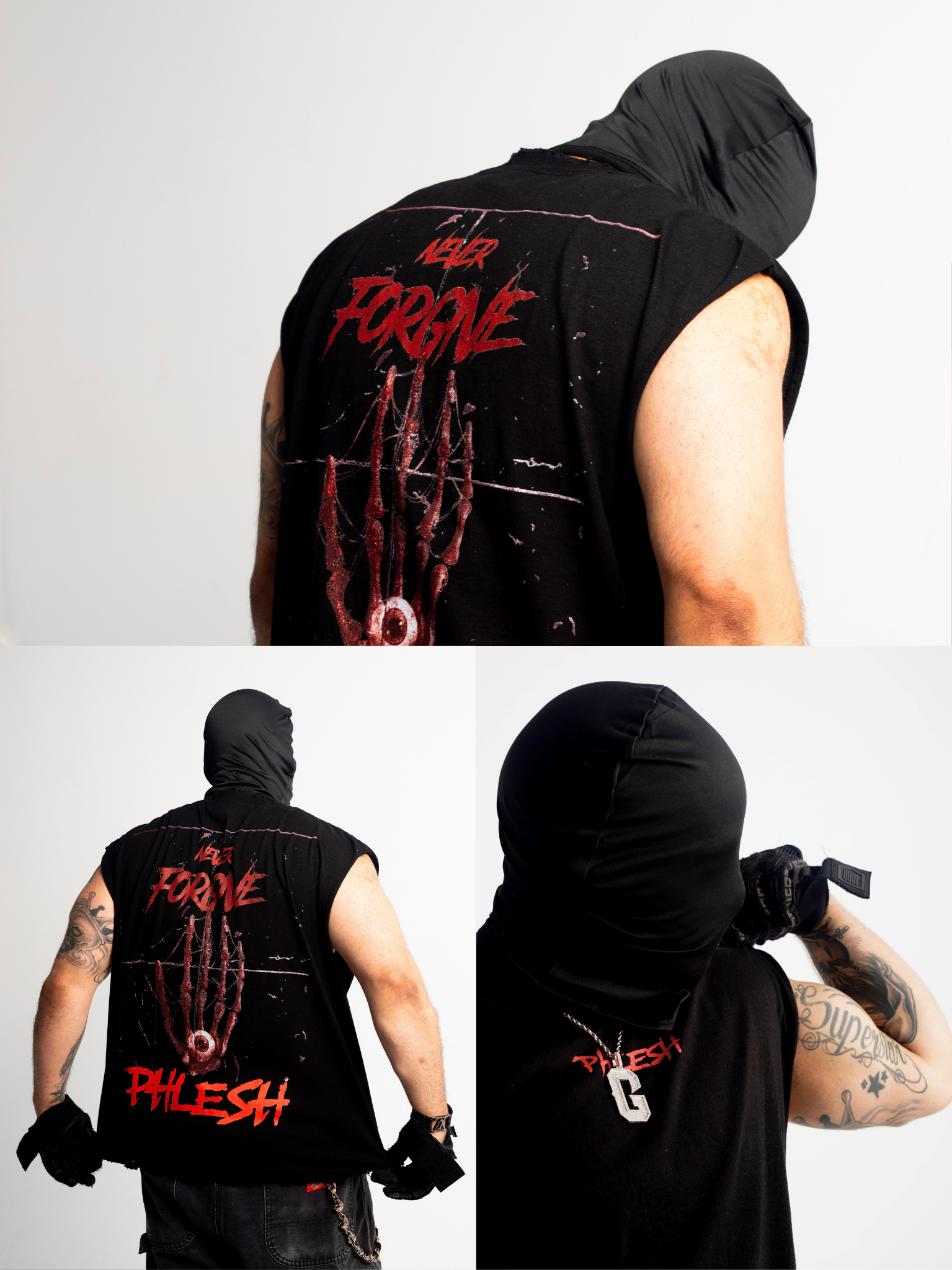 Bloodline Cutoff Tee (black)