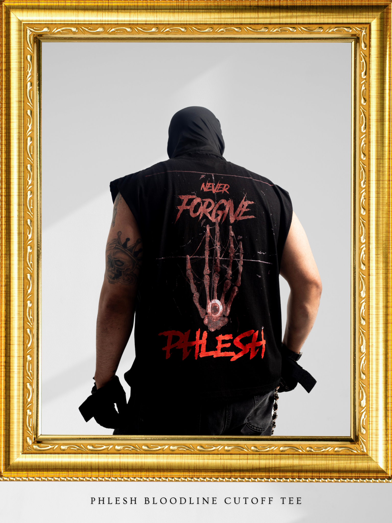 Bloodline Cutoff Tee (black)