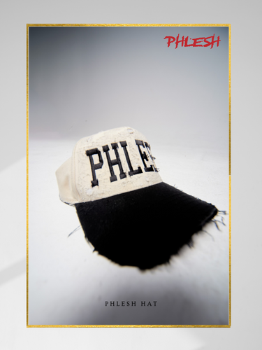 High End street wear, phlesh fashion house, phlesh clothing, Baltimore street wear, luxury streetwear, baltimore clothing brand, dmv fashion, distressed hat