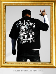Rockstars Never Die Tee (black)