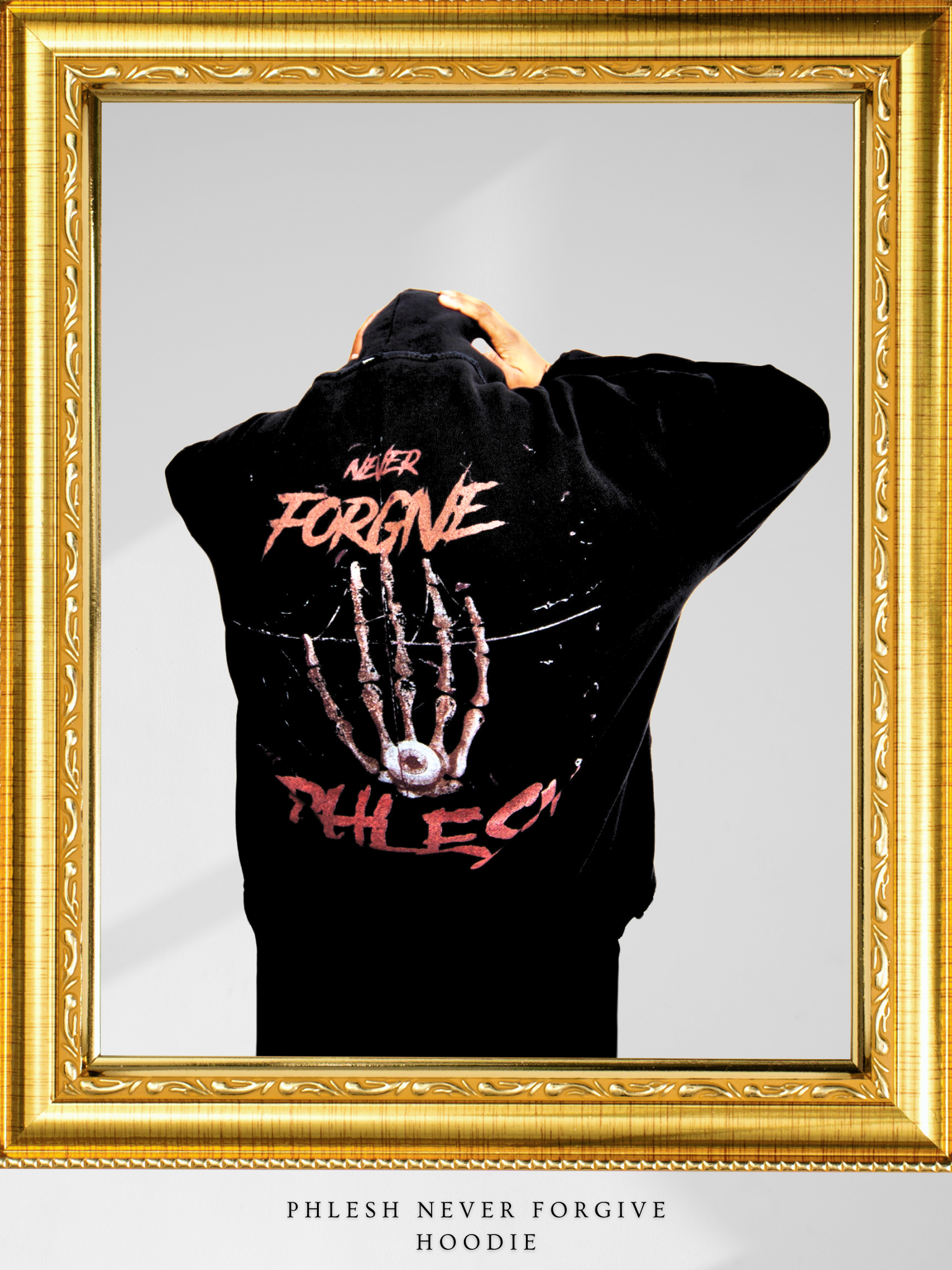 Never Forgive Hoodie (black)